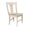 International Concepts Set of Two Panel Back Chairs, Unfinished, PK2 C-110P - alternate 9